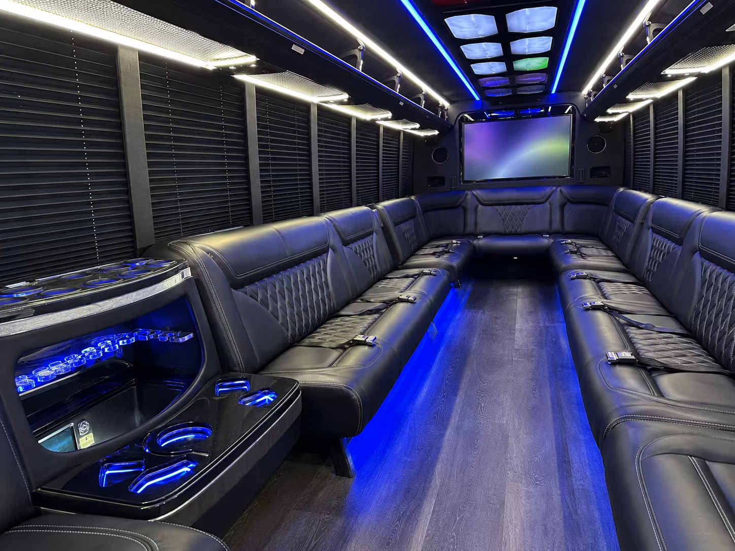 Nashville Prom & Homecoming Transportation party bus exterior