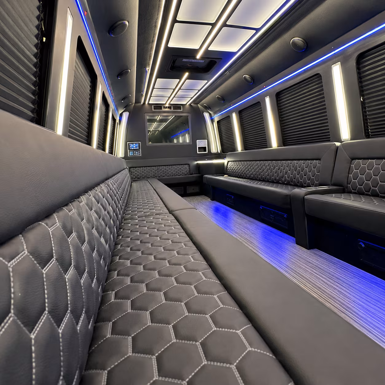 Nashville Prom & Homecoming Transportation party bus exterior
