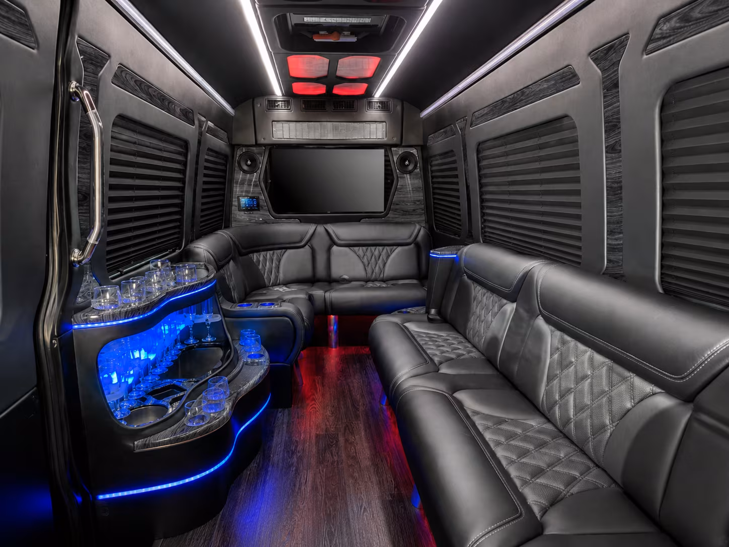 Nashville School Event Transportation party bus exterior
