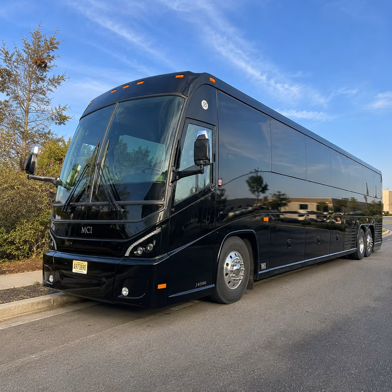 Nashville School Event Transportation party bus exterior