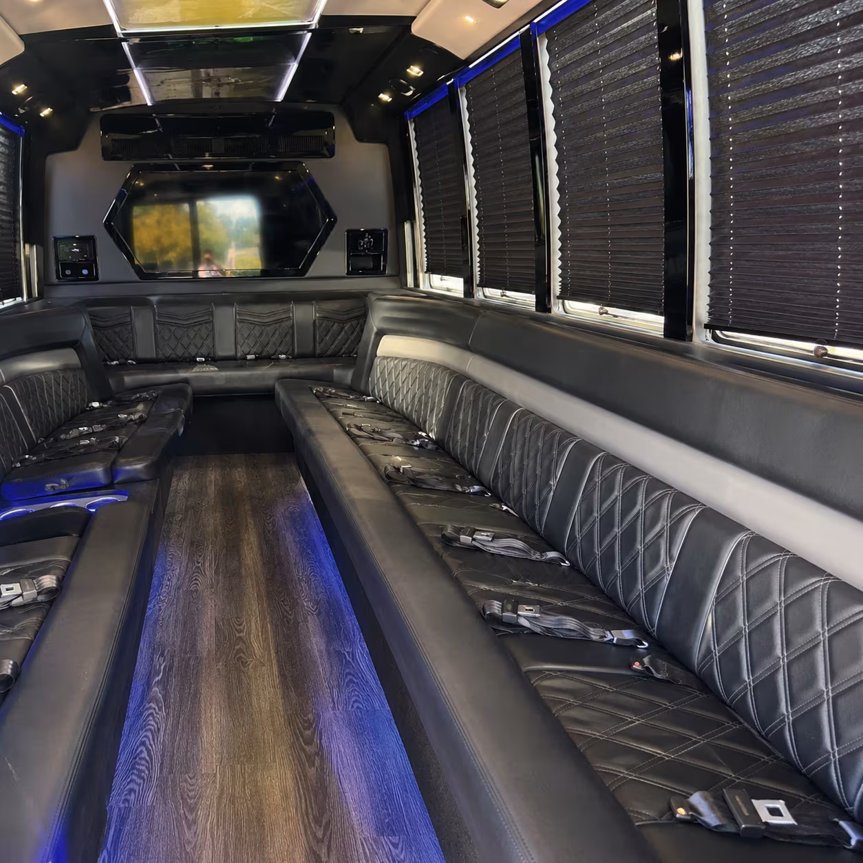 Nashville Sporting Event Transportation onboard seating