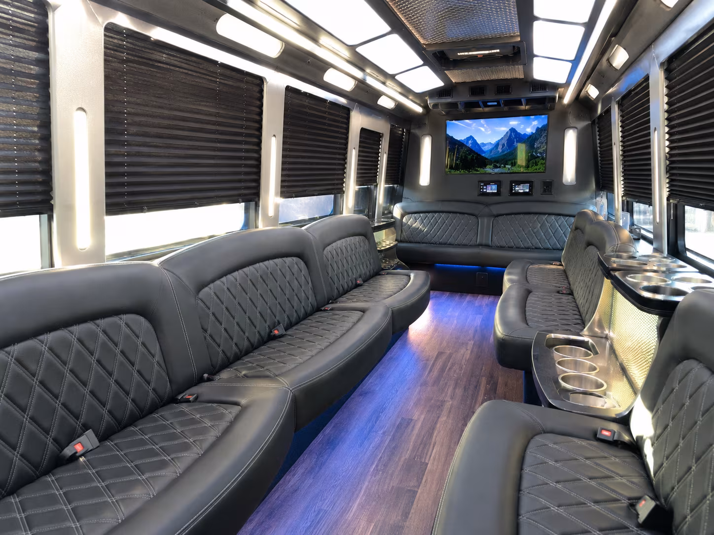 Nashville Wedding Transportation party bus exterior