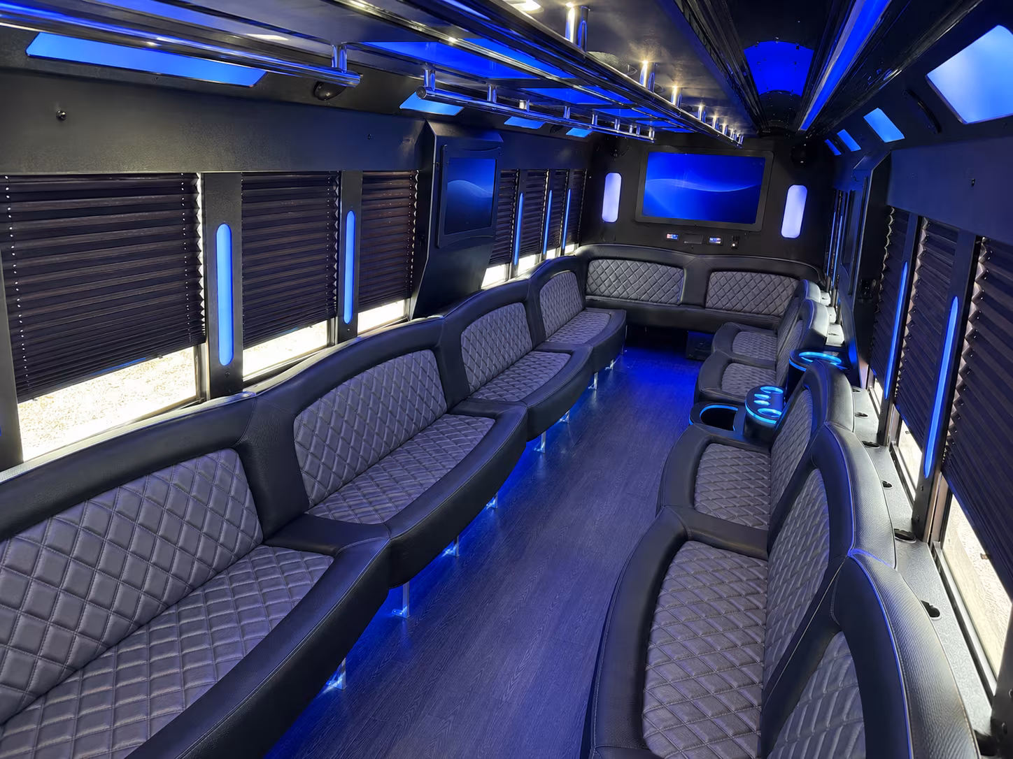 Nashville Wedding Transportation onboard seating