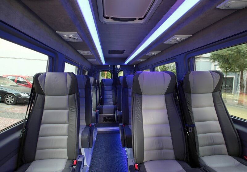 Smyrna 18 Passenger Van/Minibus Interior