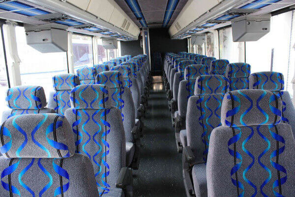 Clarksville 40 Passenger Coach Bus Interior