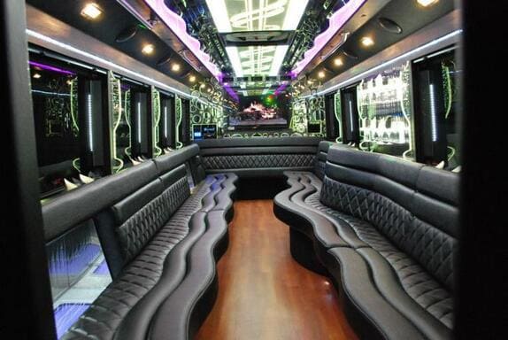 Franklin 25 Passenger Limo bus Interior